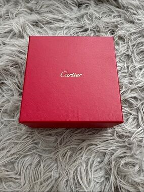 Cartier Red Box with Gold Logo